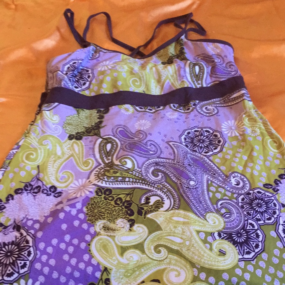 PrAna fitness crisscross strappy top